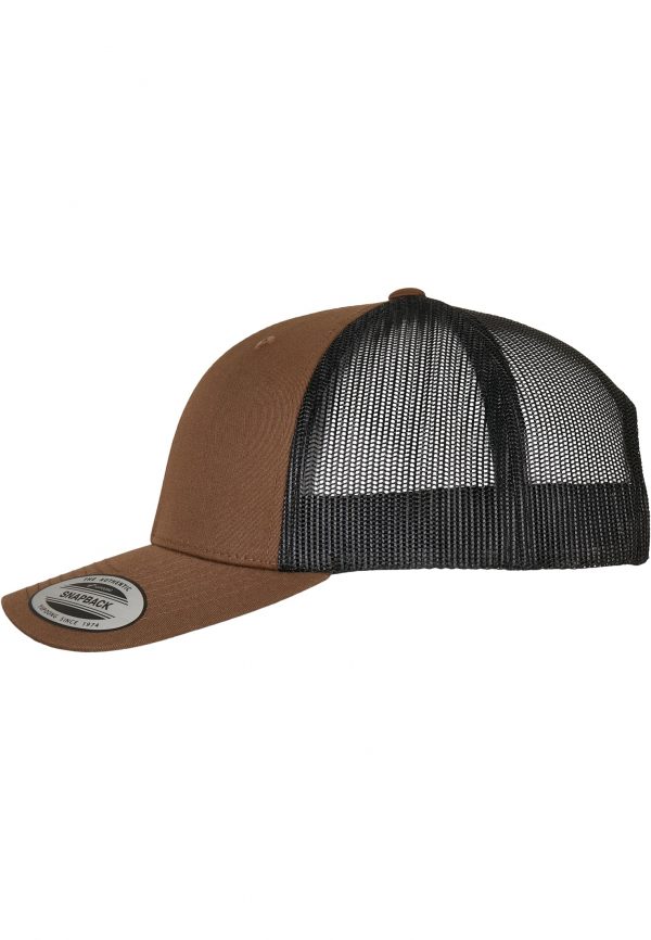 Gorra Retro Trucker Coyote brown / black - Imagen 3