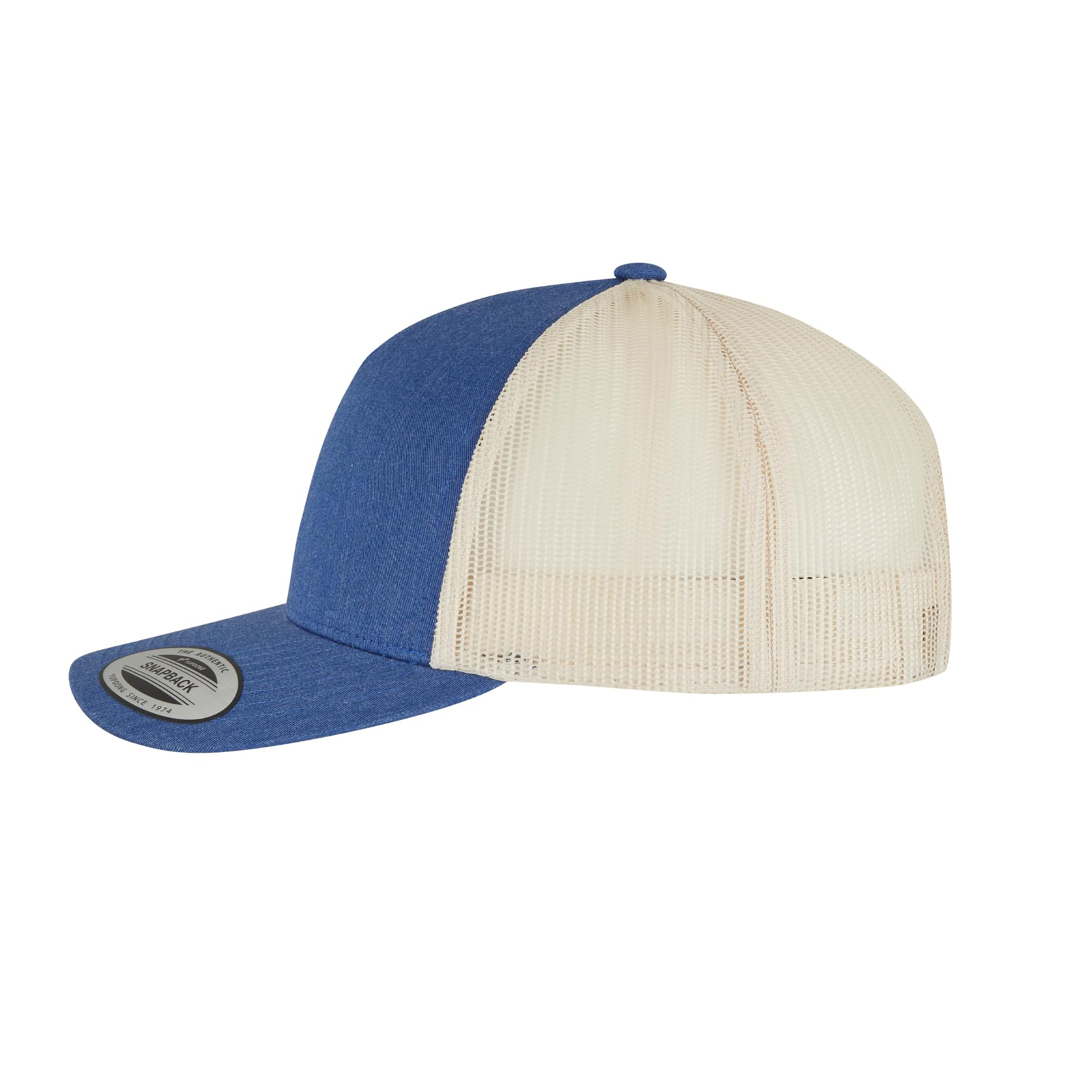 Gorra Retro Trucker ARDI LATXA azul y beige - Imagen 3