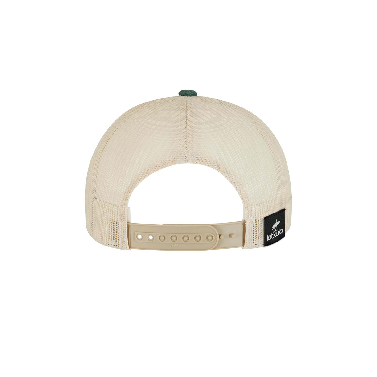 Gorra Retro Trucker ARDI LATXA verde y beige - Imagen 2