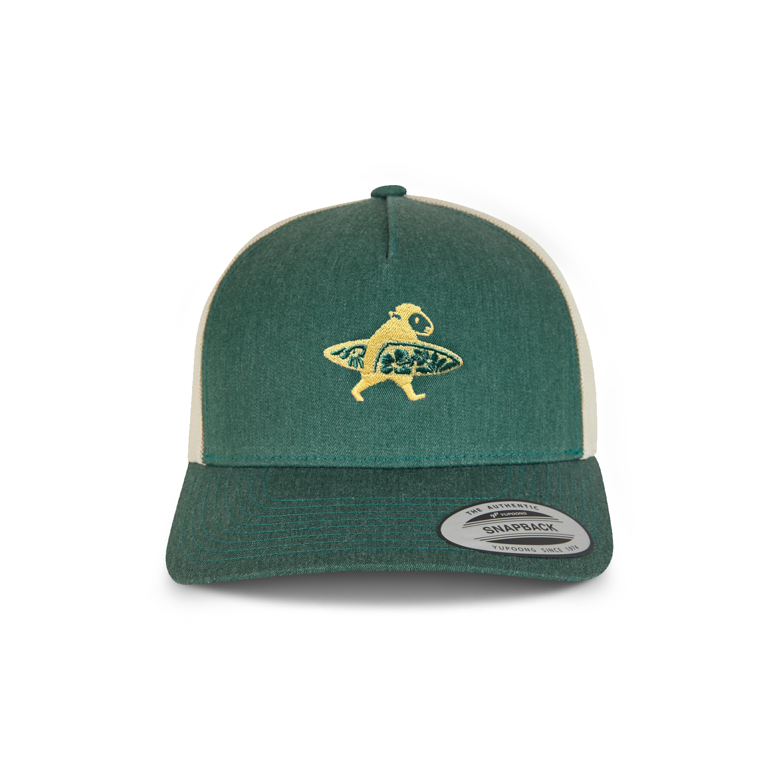 Gorra Retro Trucker ARDI LATXA verde y beige